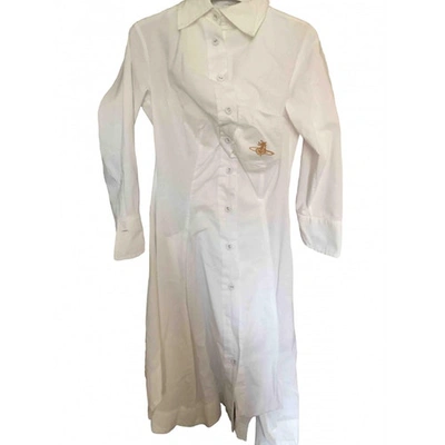 Pre-owned Vivienne Westwood White Cotton Dress