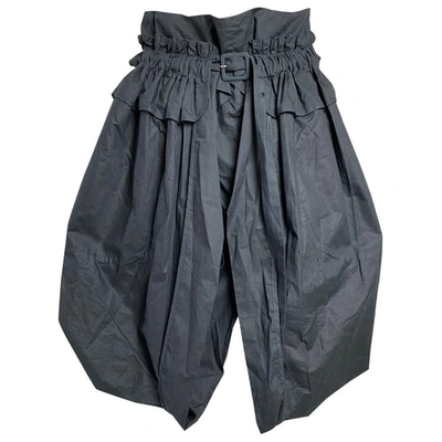 Pre-owned Viktor & Rolf Black Cotton Skirt