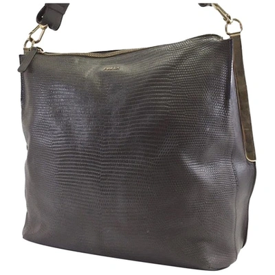 Pre-owned Furla Black Leather Handbag