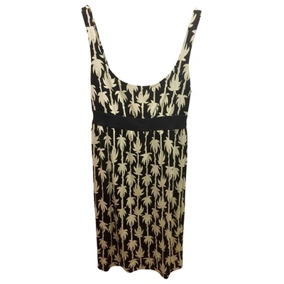 Pre-owned Diane Von Furstenberg Silk Mid-length Dress In Multicolour