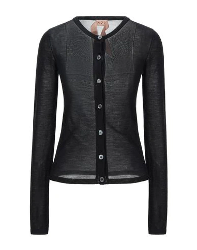 N°21 Cardigan In Black