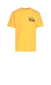Aries T-shirt Mit Logo In Yellow