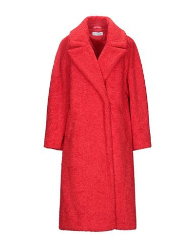 Weili Zheng Coats In Red