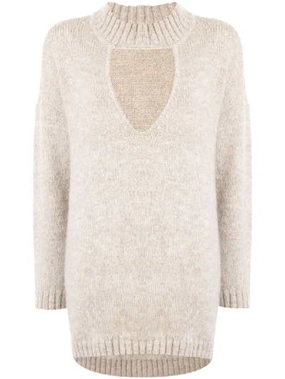 Manning Cartell Metallic Trip Jumper In Neutrals