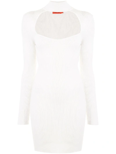 Manning Cartell Virtual Dimension Knit Dress In White