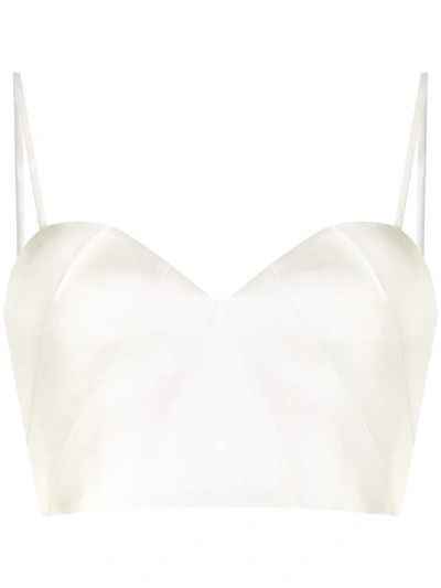 Manning Cartell Cropped Bustier Top In White