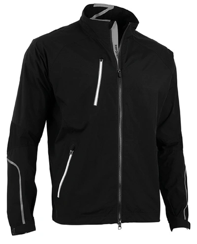 Zero Restriction Power Torque Full Zip In Black/metallic Silver