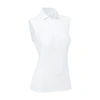 Zero Restriction Tae Sleeveless Polo In White