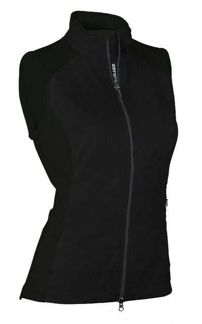 Zero Restriction Tess Vest In Black