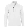 Zero Restriction Z500 1/4 Zip Pullover In White/metallic Silver