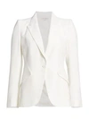 ALEXANDER MCQUEEN WOMEN'S TAILORED PEAK-LAPEL JACKET,400010816558