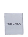 OFF-WHITE QUOTE CARD HOLDER,11409961