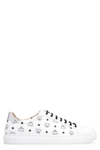 MCM LEATHER LOW-TOP SNEAKERS,11415852