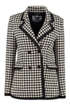 MSGM PIED-DE-POULE DOUBLE BREAST BLAZER,MDG02 99