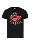 KENZO EYE PRINT COTTON T-SHIRT,11415915