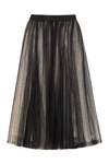 BRUNELLO CUCINELLI PLEATED TULLE SKIRT,11415907