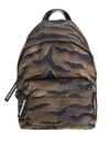 DSQUARED2 WOMAN BACKPACK WITH ALL-OVER TIGER PRINT,11407414