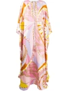 EMILIO PUCCI LONG SILK KAFTAN