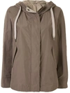 BRUNELLO CUCINELLI LONG-SLEEVE HOODED JACKET