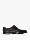 FERRAGAMO SPENCER LEATHER DERBY SHOES,72370015321018