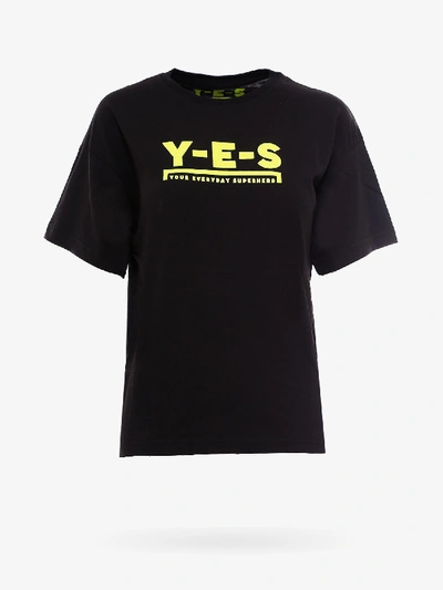 Yes T-shirt In Black