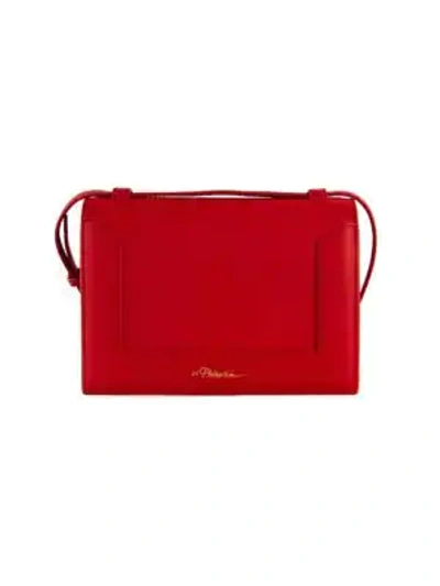 3.1 Phillip Lim / フィリップ リム Mini Soleil Leather Shoulder Bag In Red