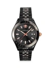 VERSACE Hellenyium Black IP Bracelet Watch