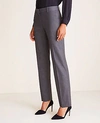 ANN TAYLOR THE PETITE STRAIGHT PANT IN TROPICAL WOOL - CURVY FIT,509514
