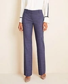 ANN TAYLOR THE TROUSER PANT IN CROSSHATCH,526272
