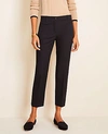 Ann Taylor The Petite Cotton Crop Pant In Black