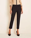Ann Taylor The High Waist Ankle Pant - Curvy Fit In Black