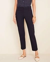 Ann Taylor The Petite Cotton Crop Pant - Curvy Fit In Atlantic Navy