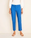 Ann Taylor The Petite Cotton Crop Pant - Curvy Fit In Blue Majesty