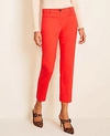 Ann Taylor The Petite Cotton Crop Pant - Curvy Fit In Cayenne Pepper