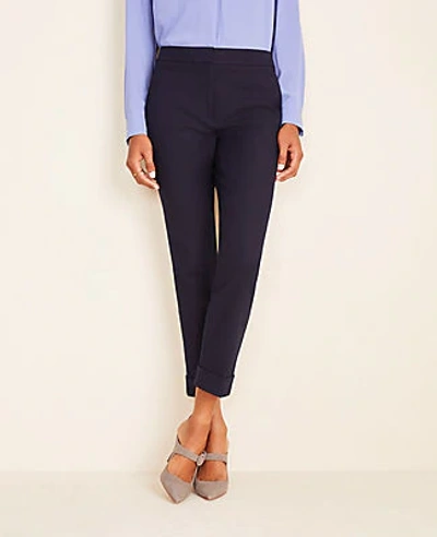 Ann Taylor The Tall High Waist Ankle Pant In Atlantic Navy