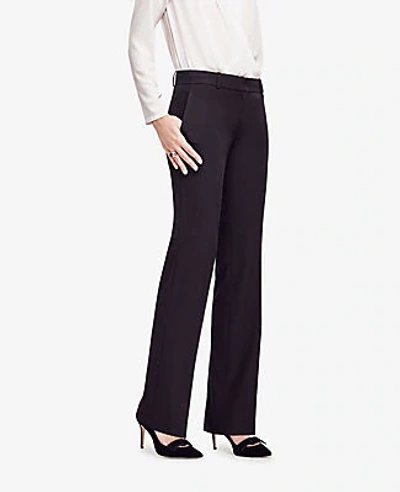 Ann Taylor The Petite Trouser Pant In Seasonless Stretch - Curvy Fit In Black
