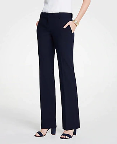 Ann Taylor The Petite Trouser Pant In Seasonless Stretch - Curvy Fit In Perfect Navy