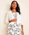 ANN TAYLOR LINEN BLEND DRESS CARDIGAN,528582