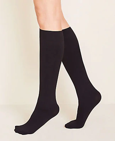Ann Taylor Perfect Knee Highs In Black