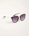 Ann Taylor Round Sunglasses In Black