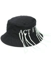 ACNE STUDIOS ACT ON TRUTH EMBROIDERED BUCKET HAT