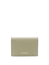 Acne Studios Bifold Cardholder Dark Green/black In Green