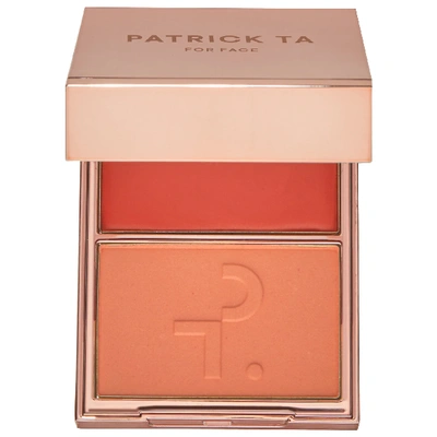 Patrick Ta Major Headlines Double-take Crème & Powder Blush Duo Do We Know Her? 0.21 oz Crème And 0.14 oz Powde