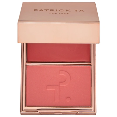 Patrick Ta Major Headlines Double-take Crème & Powder Blush Duo She's That Girl 0.21 oz Crème And 0.14 oz Powde