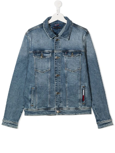 Tommy Hilfiger Junior Teen Denim Jacket In Blue