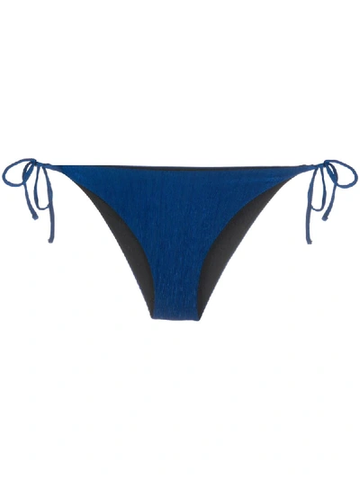 Mc2 Saint Barth Virgo Low-rise Bikini Bottoms In Blue