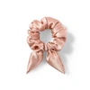 MOYE SILK SCRUNCHIE WITH KNOT DETAIL - PINK