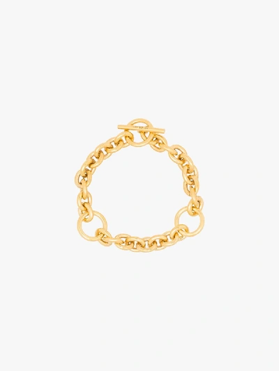 All Blues Triple-loop Chain Toggle Bracelet In Gold