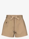 DOLCE & GABBANA HIGH WAIST COTTON SHORTS,FTBSCTFU6WF14829906