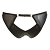 Something Wicked Women's Black Ava Leather & Suede Cut Out Peep Brief In Peep